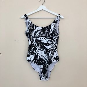 NWT Onia Kelly Abstract Palms One Piece sM